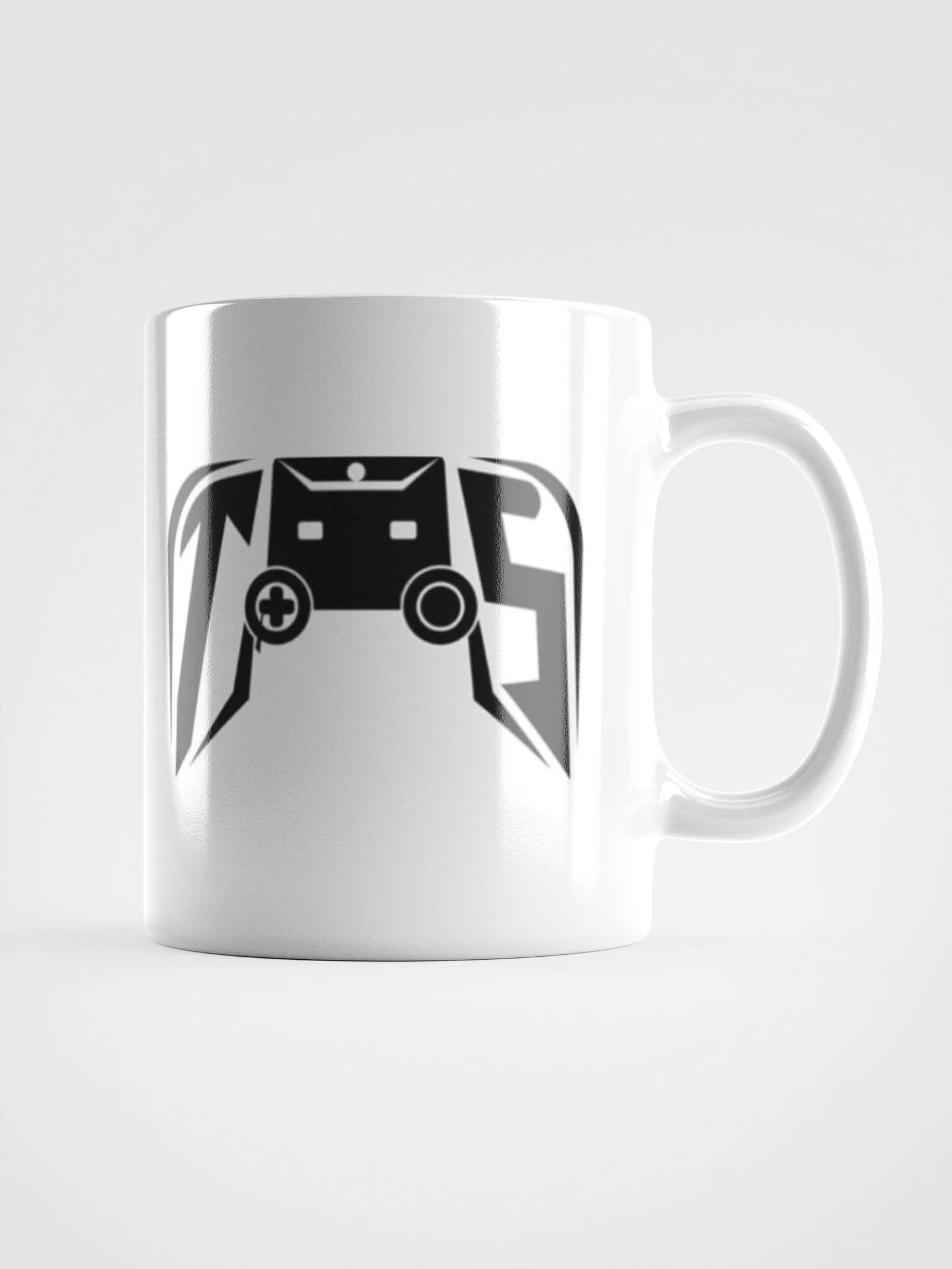 Tony Saiz Signature Logo White Glossy Mug (Panda) product image (1)