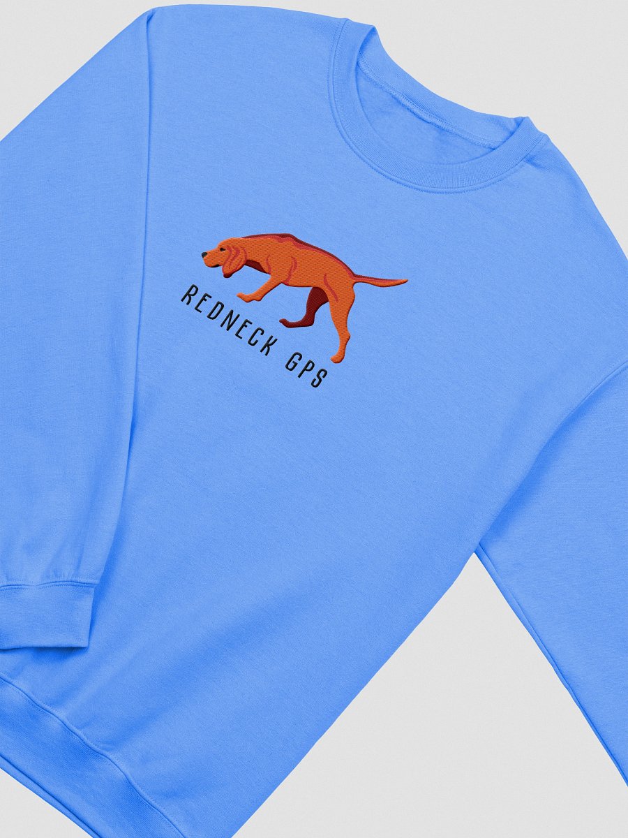 Redneck GPS Sweatshirt (Embroidered) of a Redbone Coonhound product image (9)