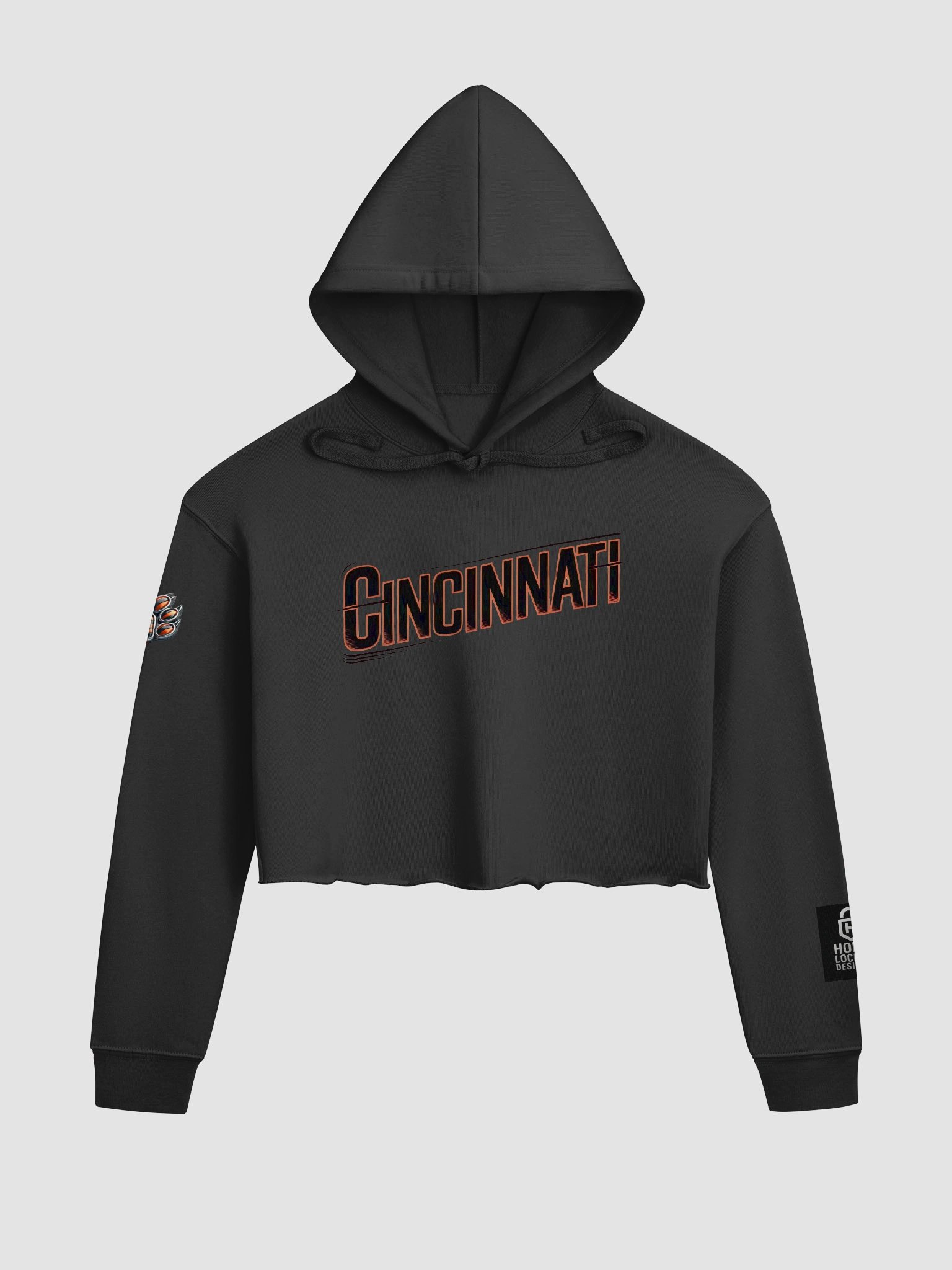 Tiger Pride | Crop Hoodie | Cincinnati | Football | Home Locker product image (1)