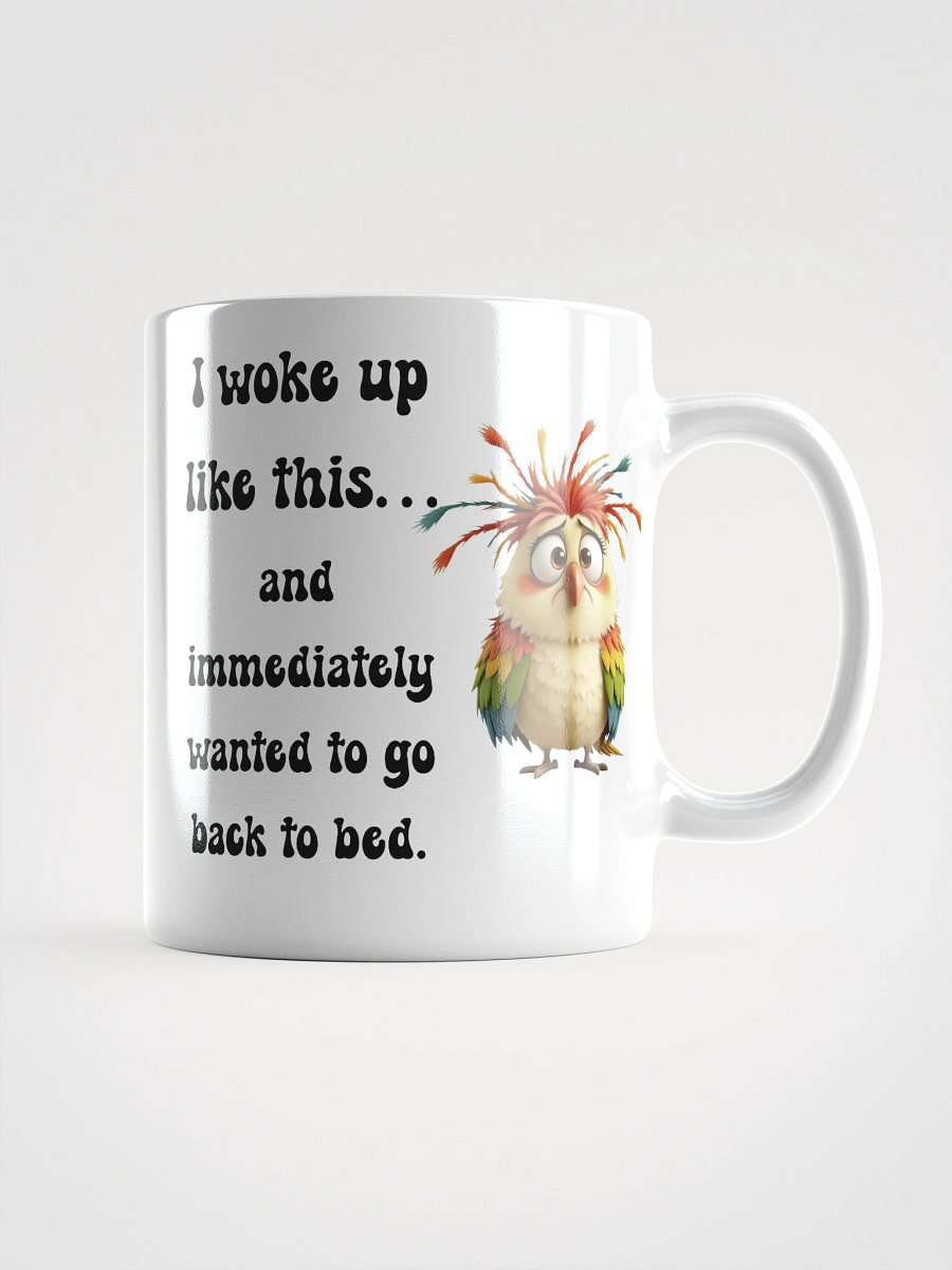 Flustered Featherball – Colorful Cartoon Bird product image (1)
