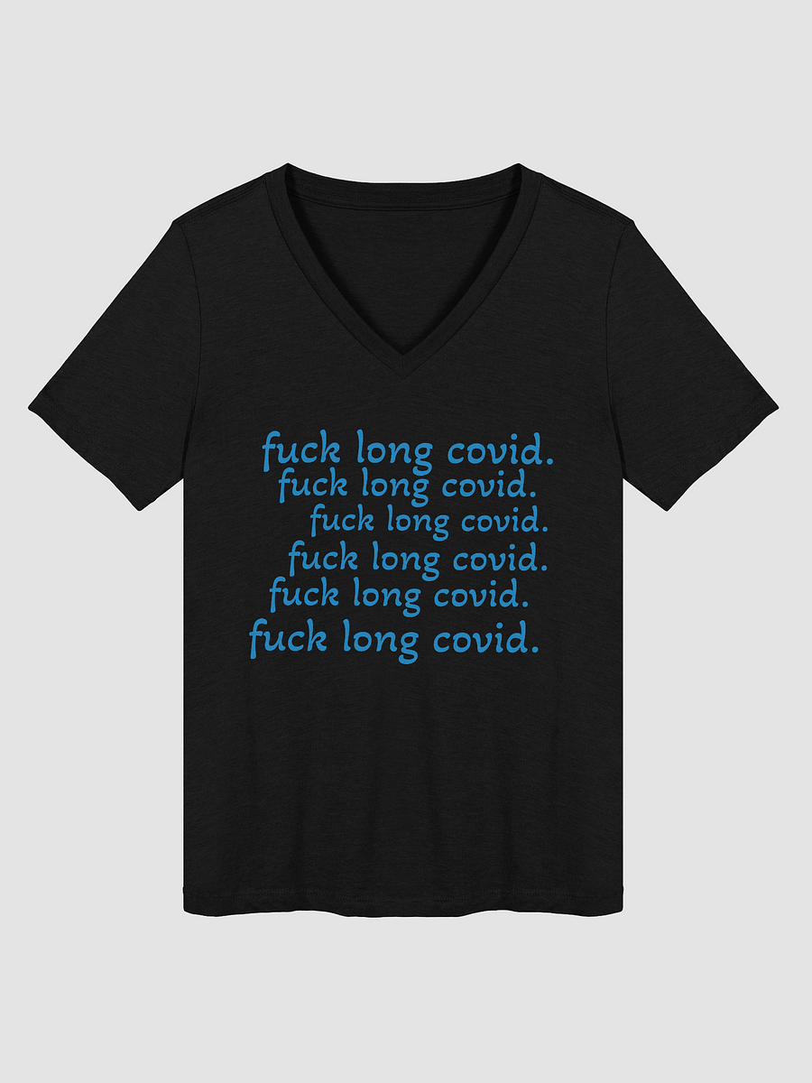 F*ck Long Covid Relaxed V-Neck Tee product image (1)