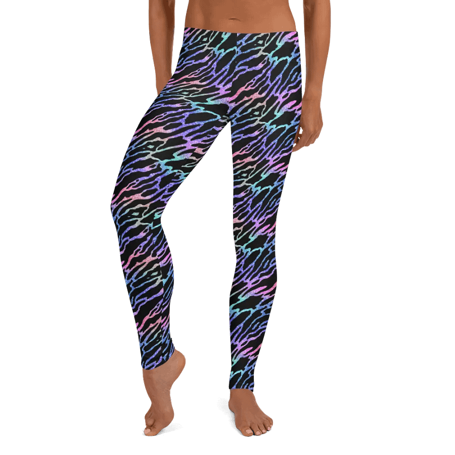 Neon Zebra Print Leggings product image (9)