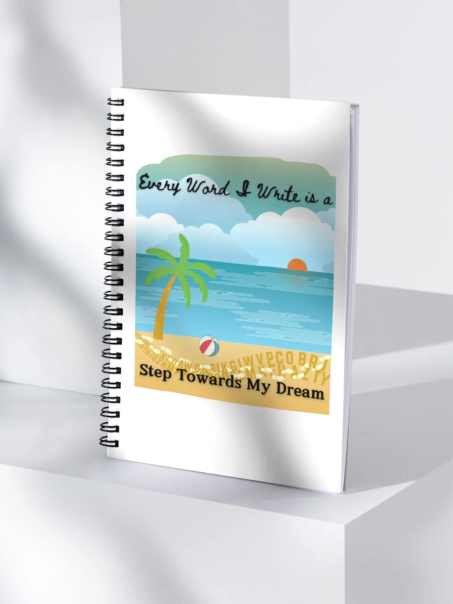 "Every Word I Write is a Step Towards My Dream" Inspirational Writing Journal product image (4)