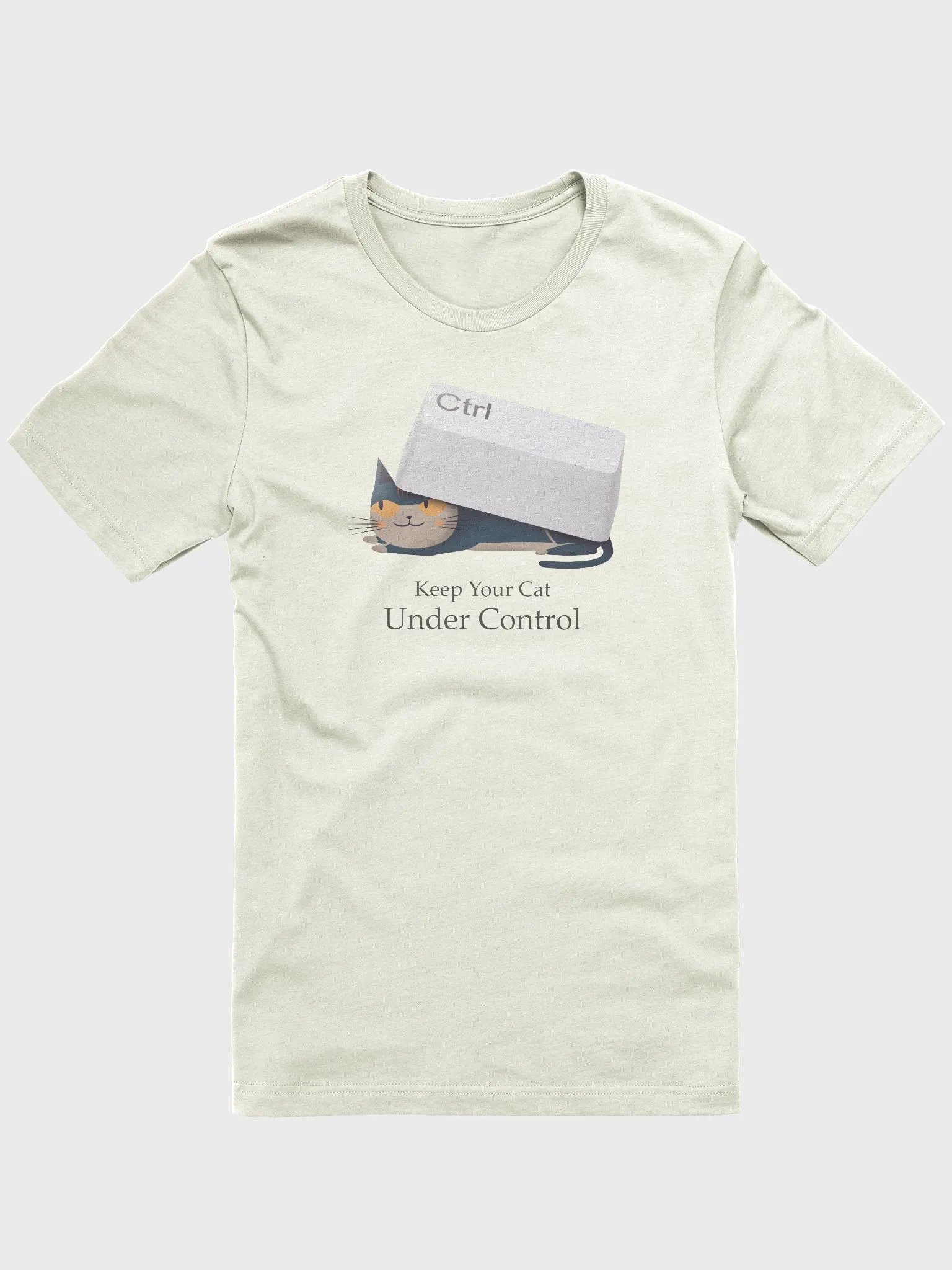Keep Your Cat Under Control Lightweight Unisex T-Shirt product image (1)