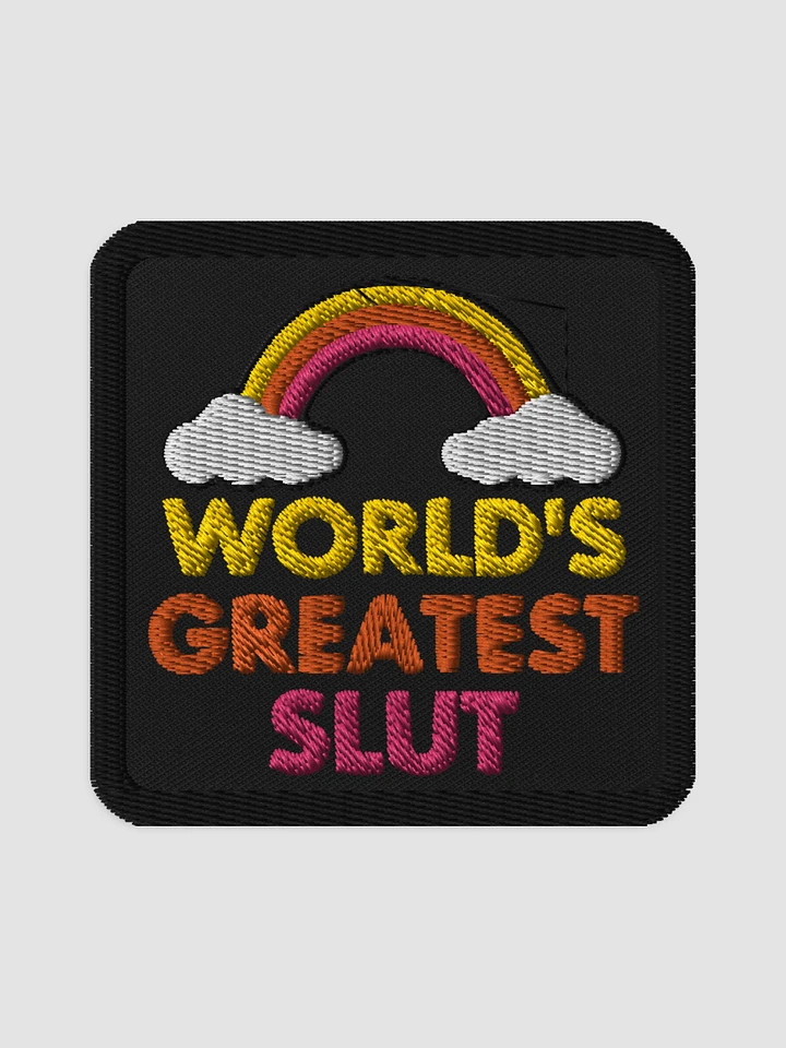 World's Greatest Slut 3 inch patch product image (2)