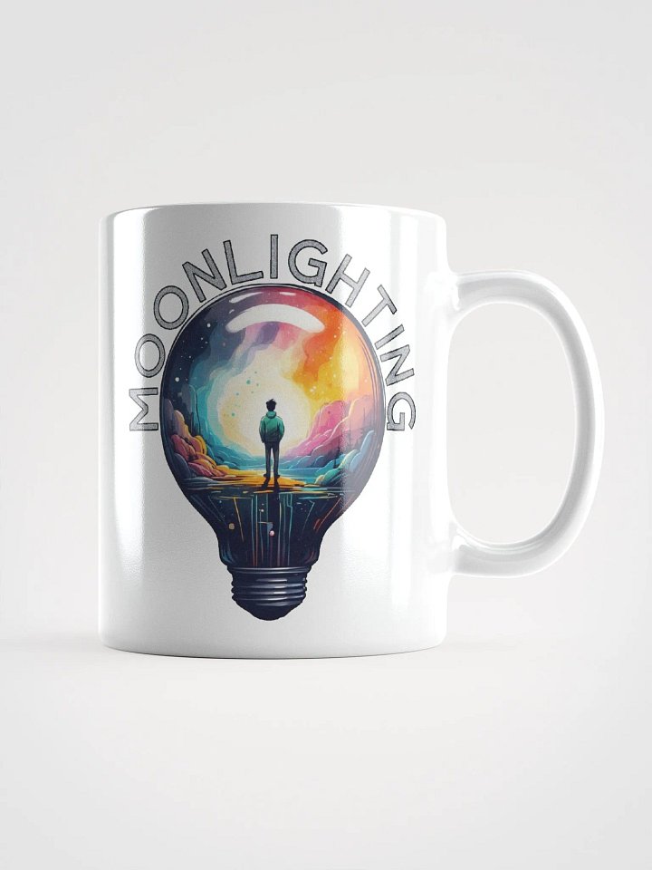 Reflective Bulbs Graphic | White Coffee Mug | Moonlighting product image (2)