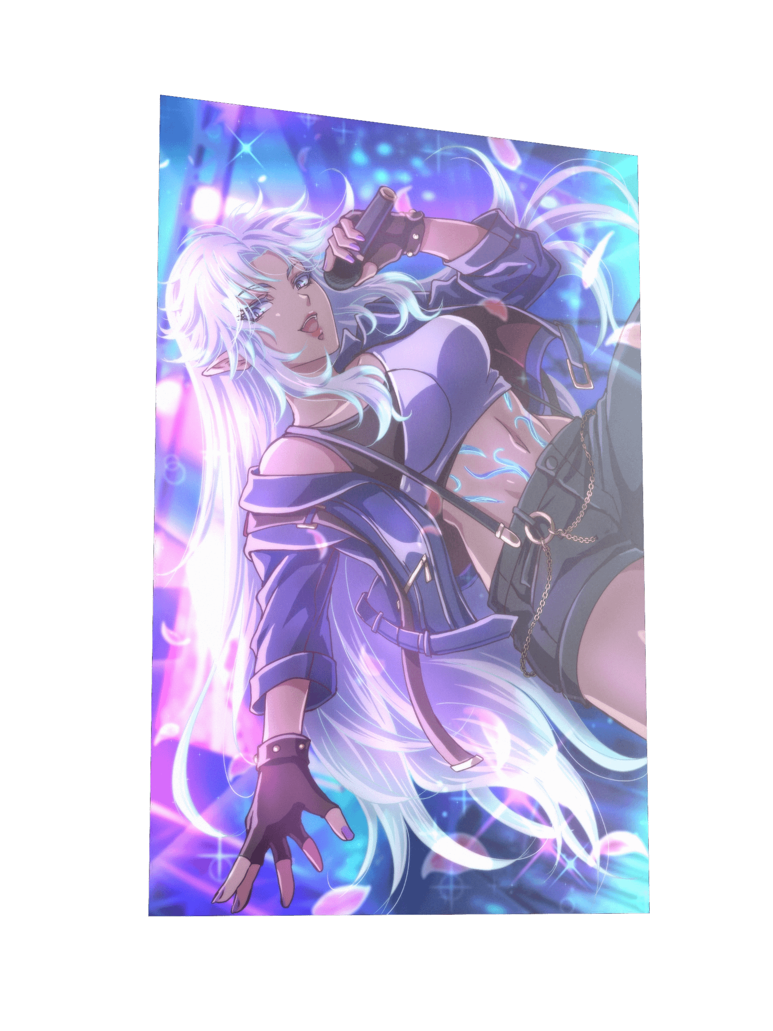 "Starlit Bloom" Matte Paper Poster product image (4)