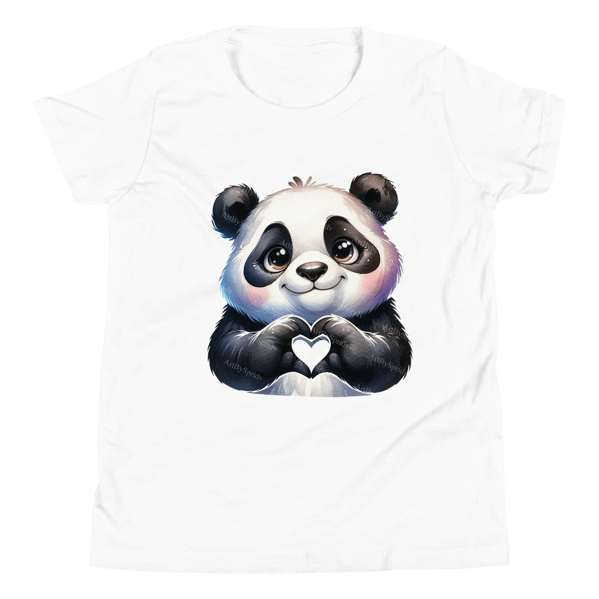 Heartfelt Panda Youth T-Shirt product image (1)