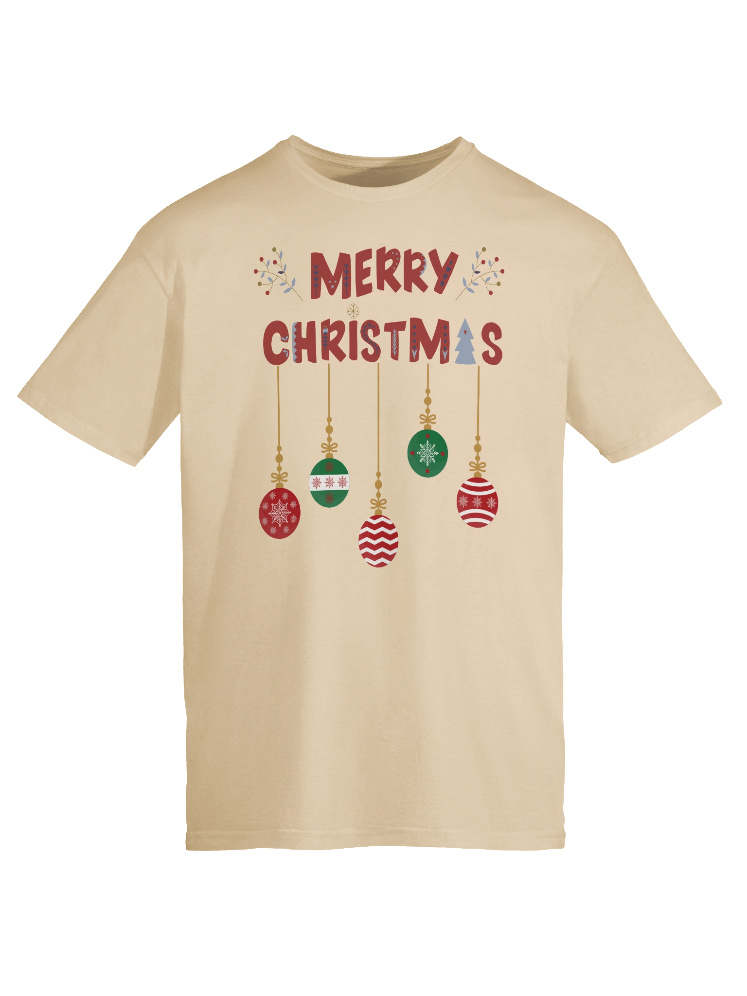 Festive Merry Christmas Ornaments T-Shirt product image (42)
