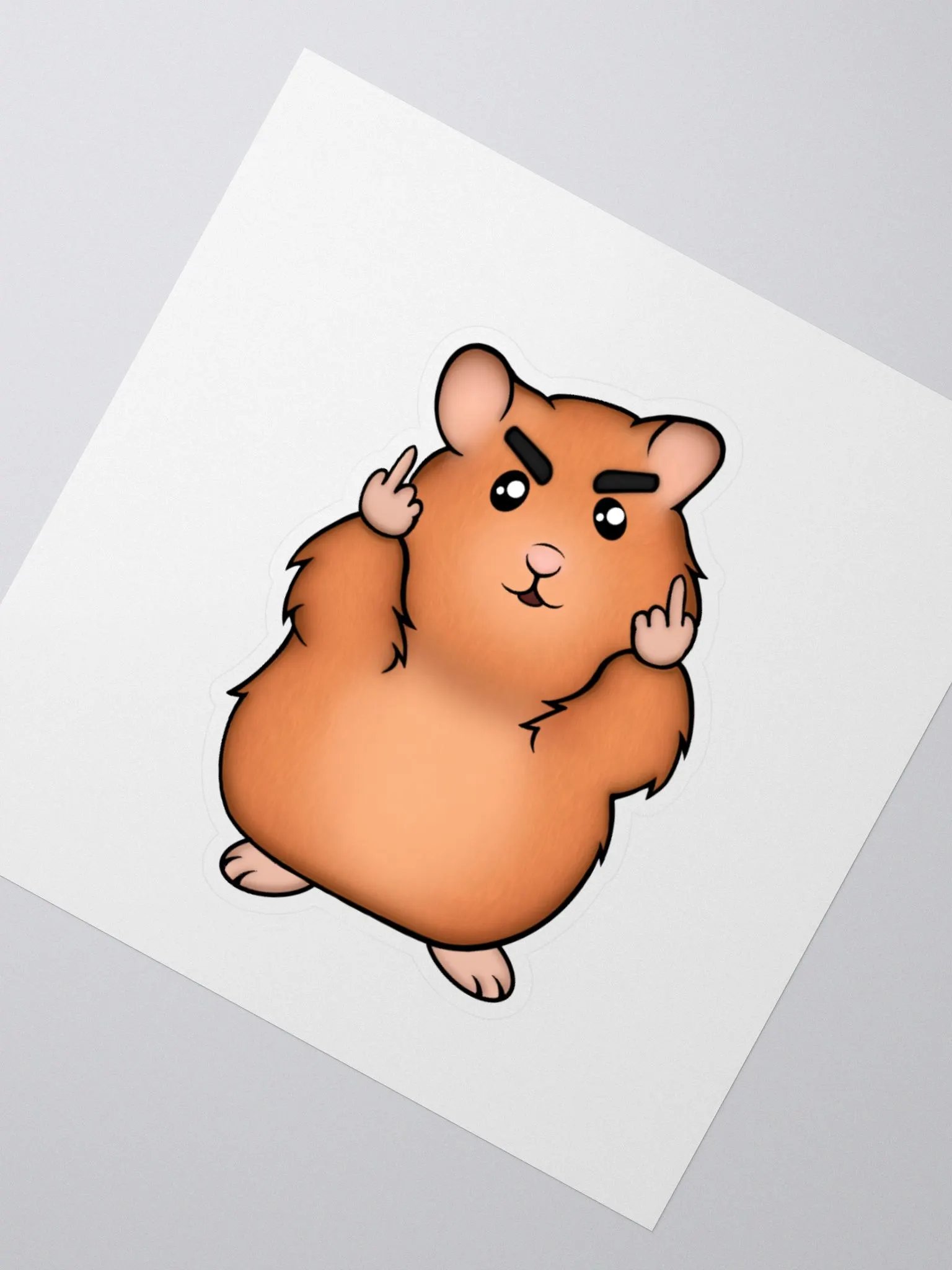 Flash the Hamster Sticker product image (4)
