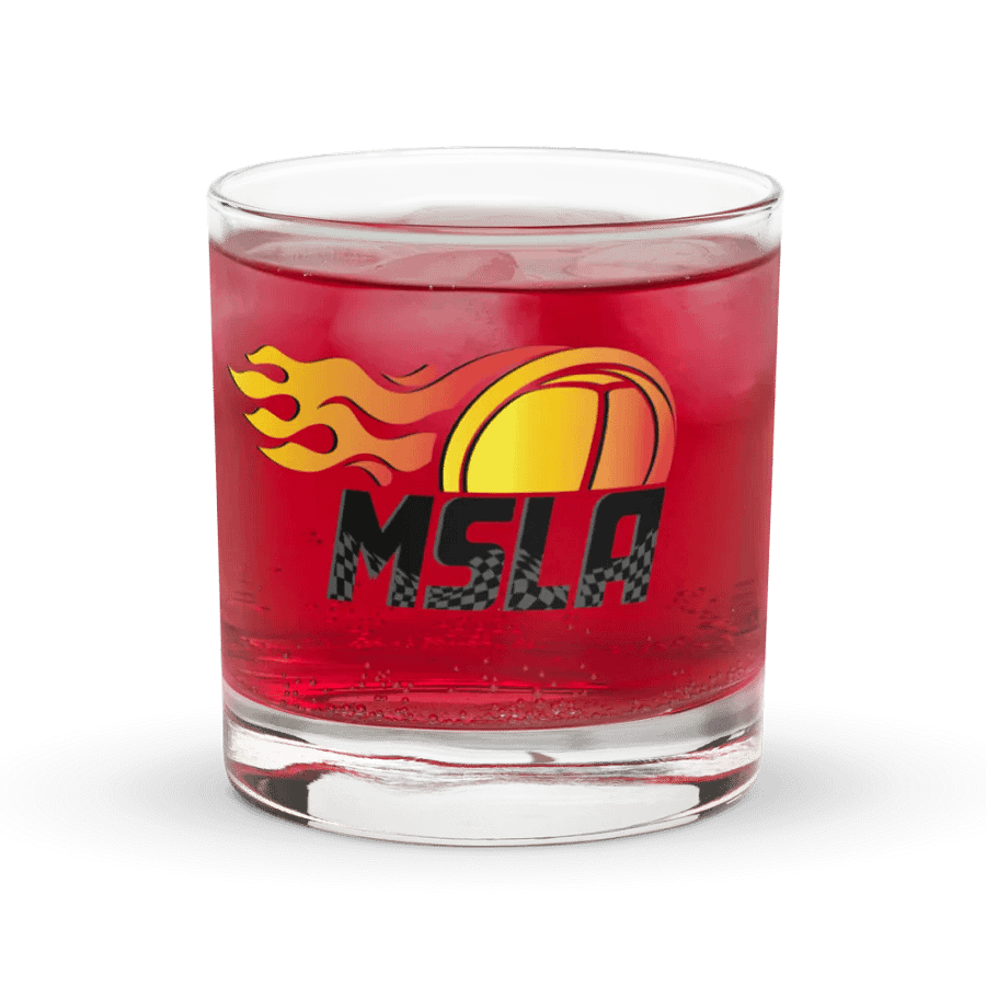 MSLA Logo Rocks Glass product image (3)