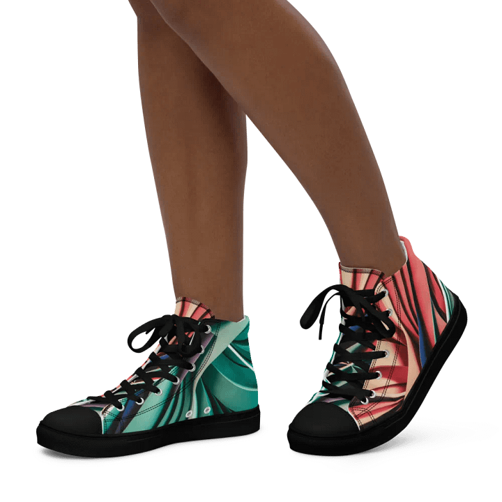 TDS Music Retro Flow Women's High Top Canvas Shoes product image (1)