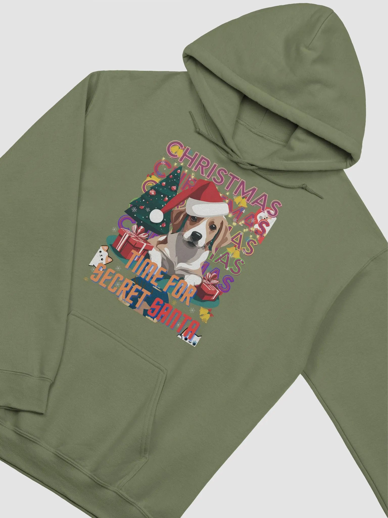 Festive Santa Paws Classic Hoodie product image (2)