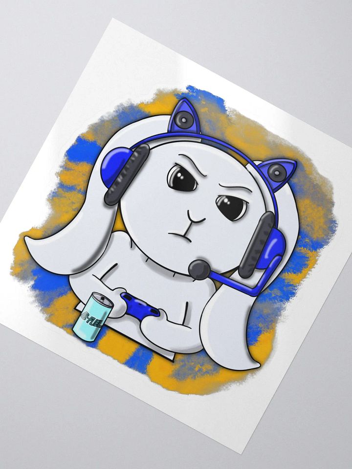 Gamer Bunny Sticker product image (1)