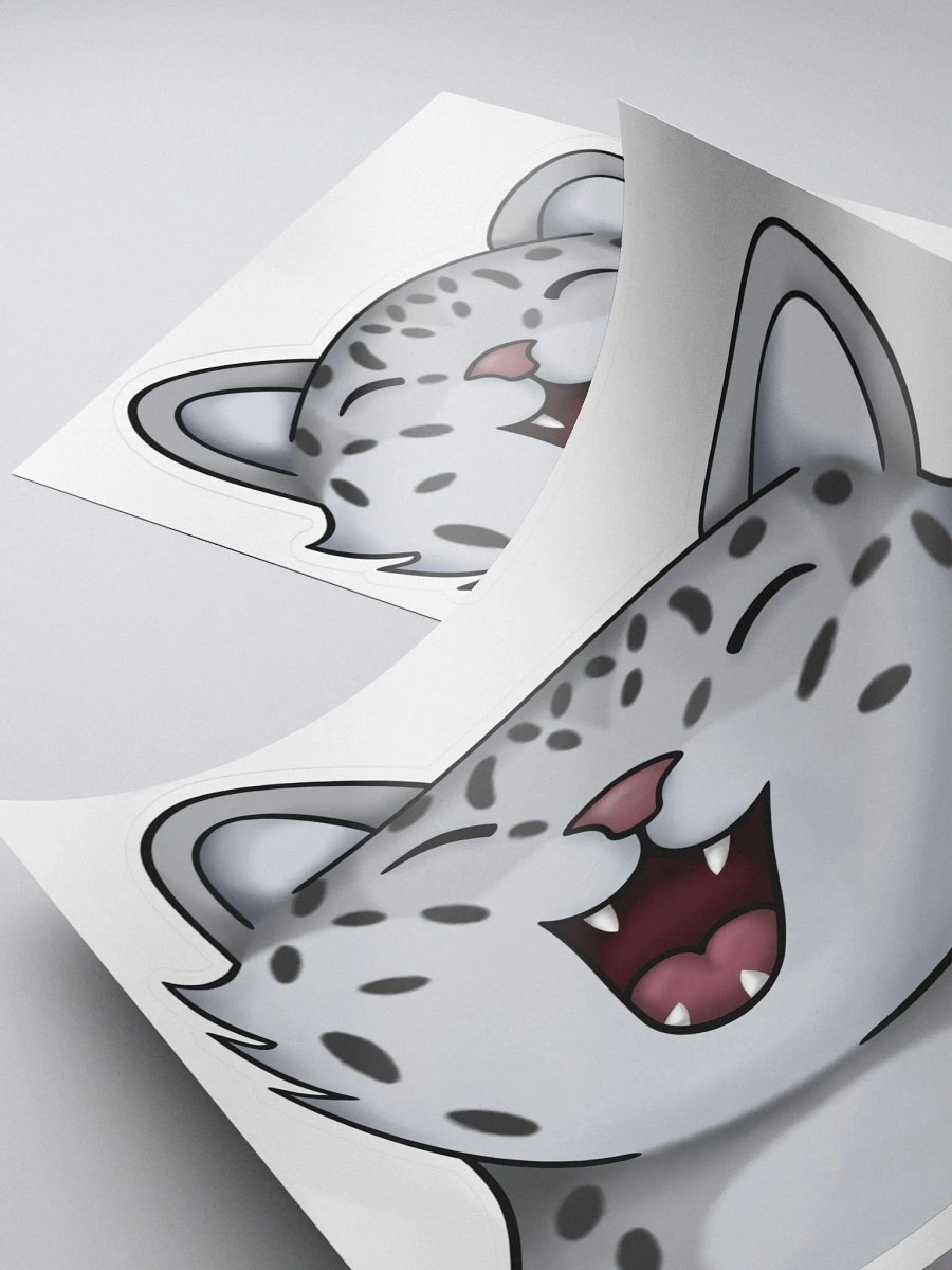 Snow Meow Laugh Sticker product image (4)