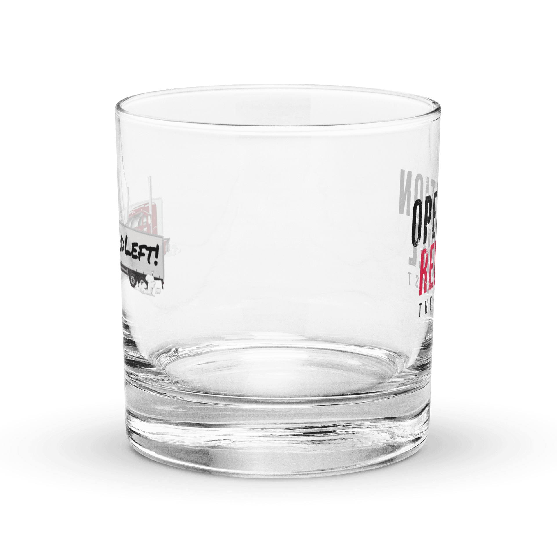 "Hard Left" Rocks Glass product image (4)