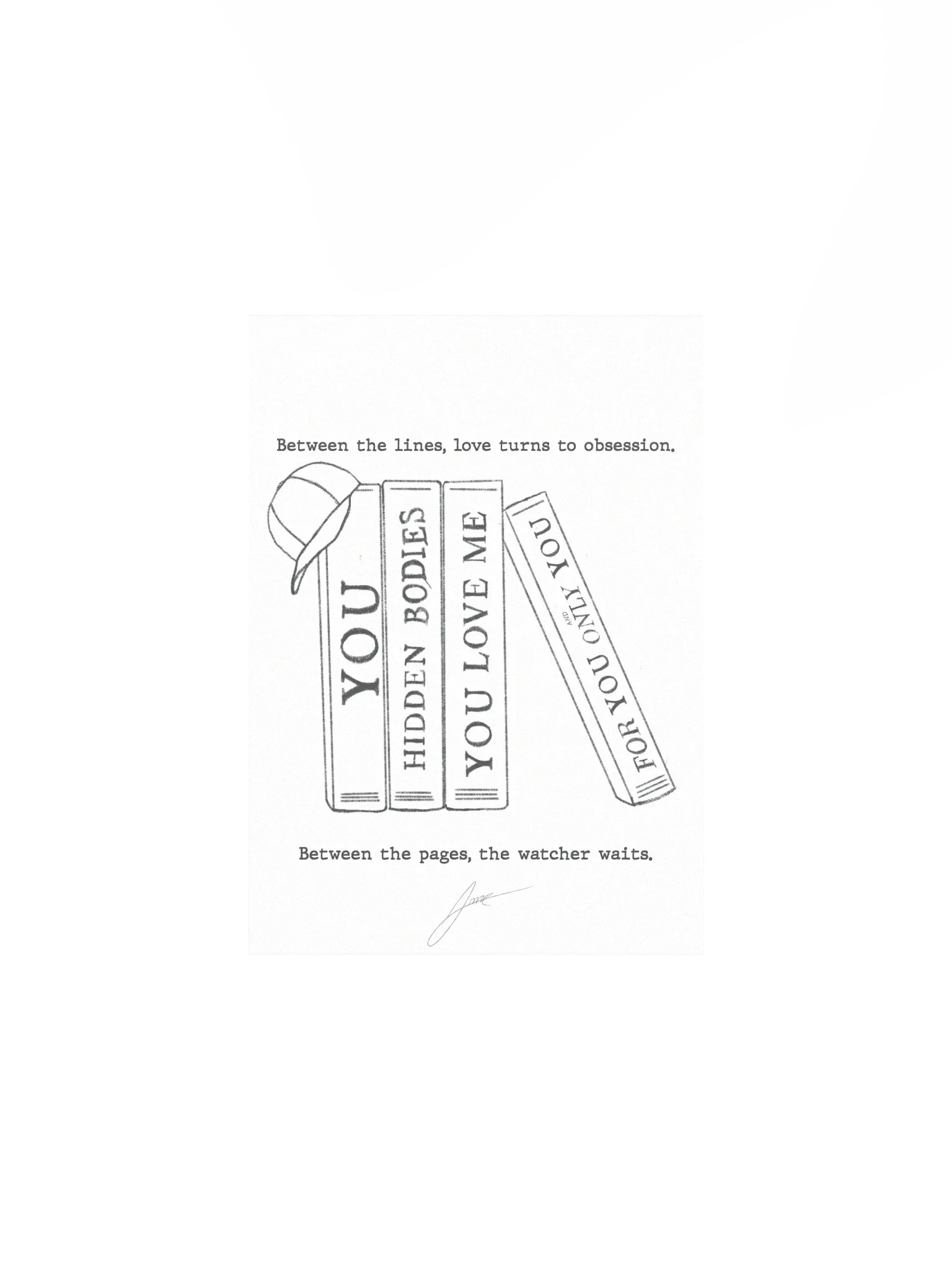 "YOU book series" Poster product image (1)