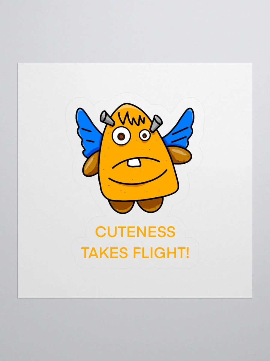 Cuteness takes flight Kiss Cut Stickers product image (3)