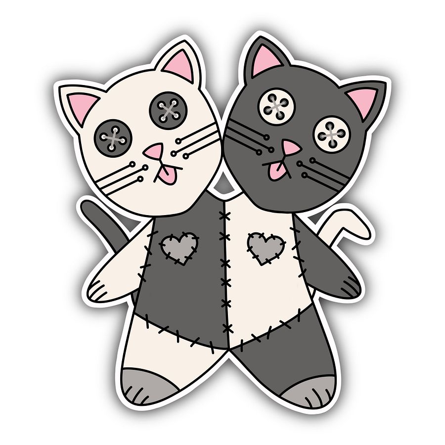 Voodoo Kitty Sticker product image (1)