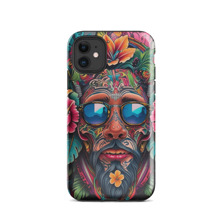 Vibrant Floral Street Art iPhone® Tough Case product image (24)