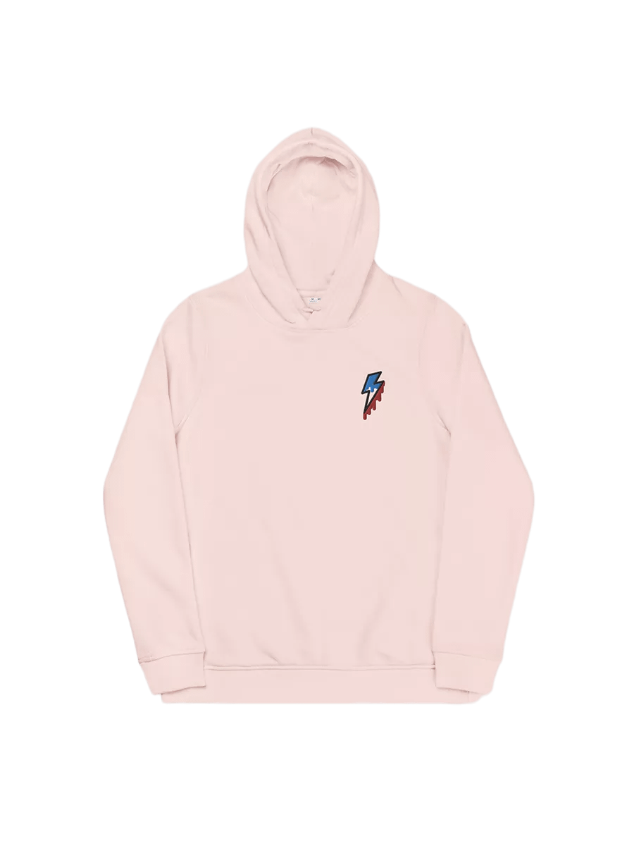 Embroidered Lightning Bolt - Fitted Eco Hoodie product image (1)