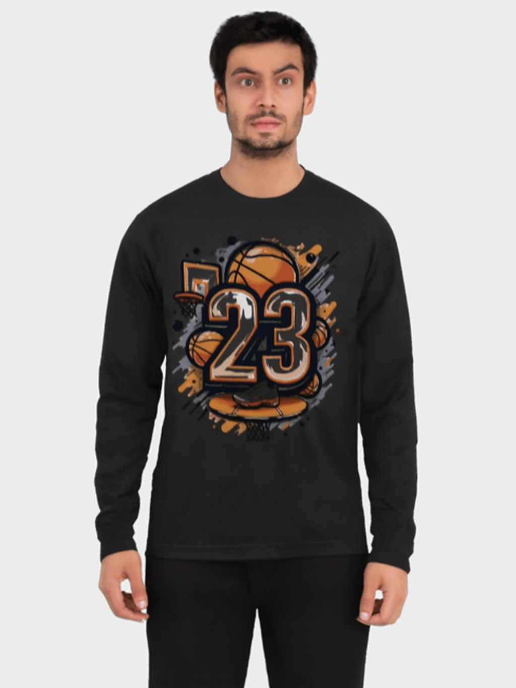 23 Basketball Fever Long Sleeve T-Shirt product image (1)