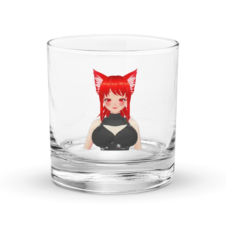 Foxy Red Anime Rocks Glass product image (1)