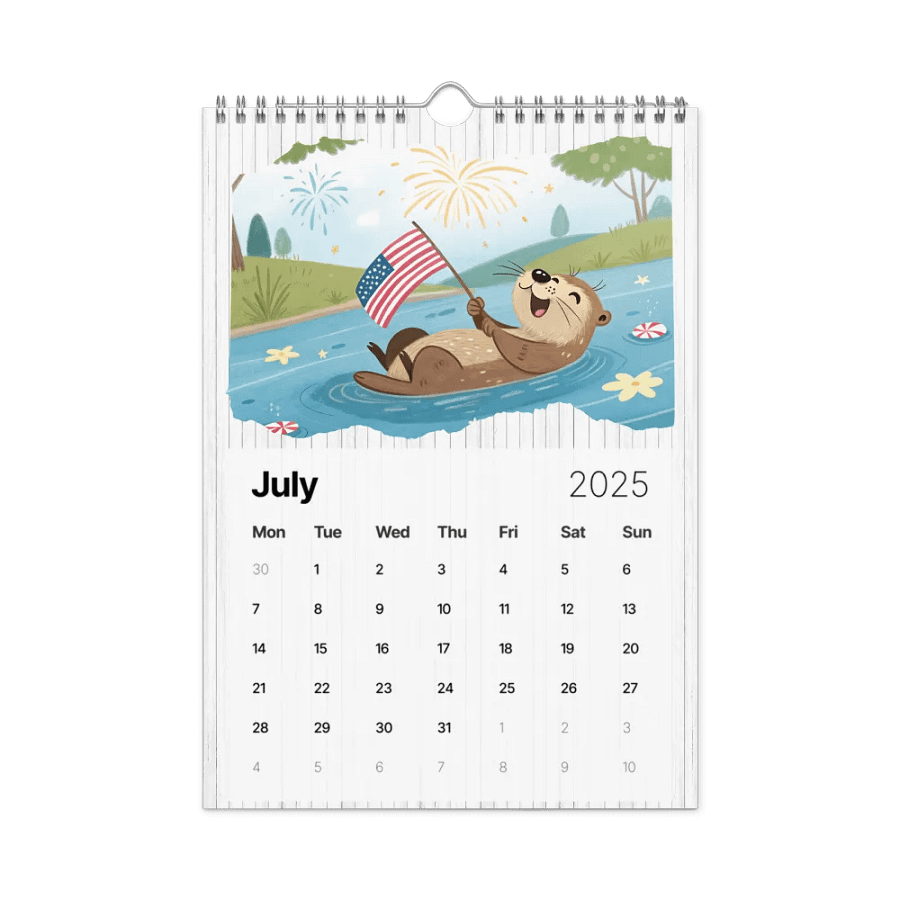 ADORABLE ANIMALS WALL CALENDAR 2025 product image (7)