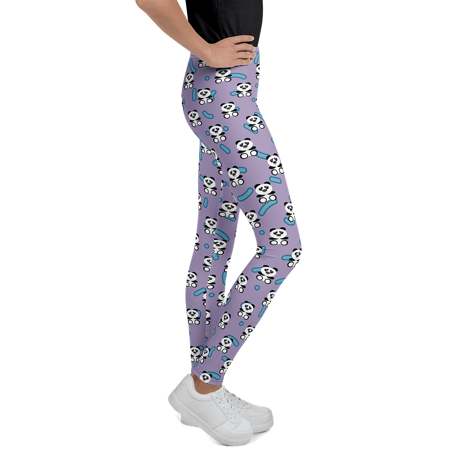 Bamboo Panda Dreams Youth Leggings product image (5)