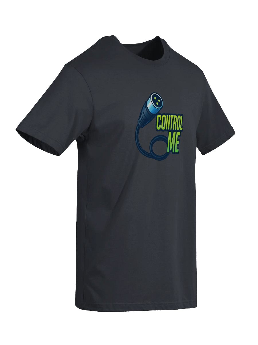Theatrically Jerry: "Control Me" DMX Cable Design T-Shirt product image (9)