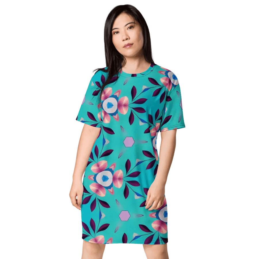 Floral Bliss T-Shirt Dress product image (1)