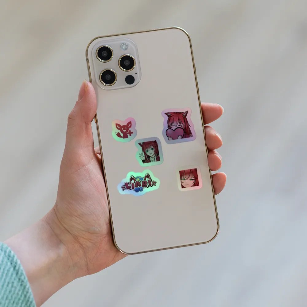 Mixed Emote Holographic Sticker Set product image (8)
