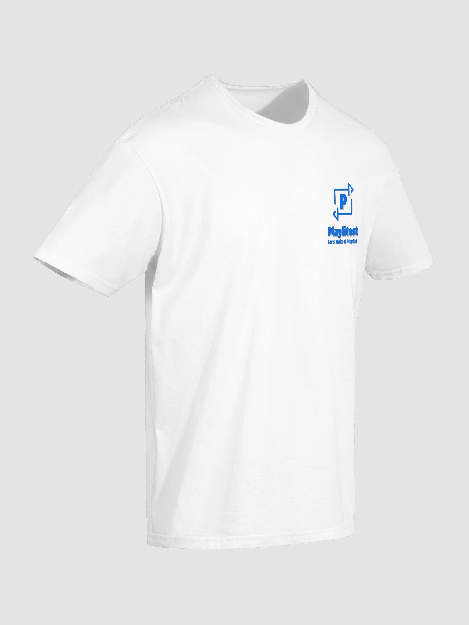 Left Chest Playlitest Logo - White product image (6)