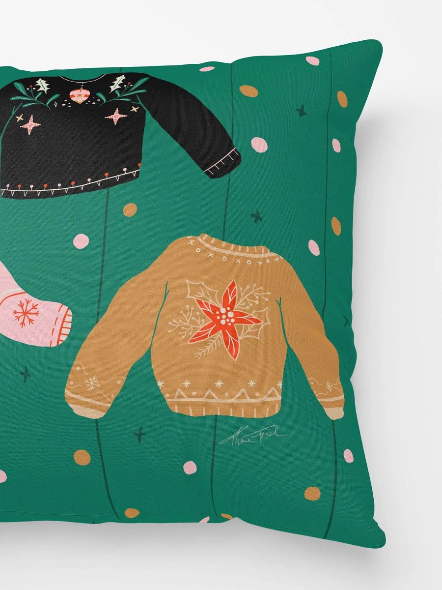 Cheerful Holiday Sweater Pillow product image (3)