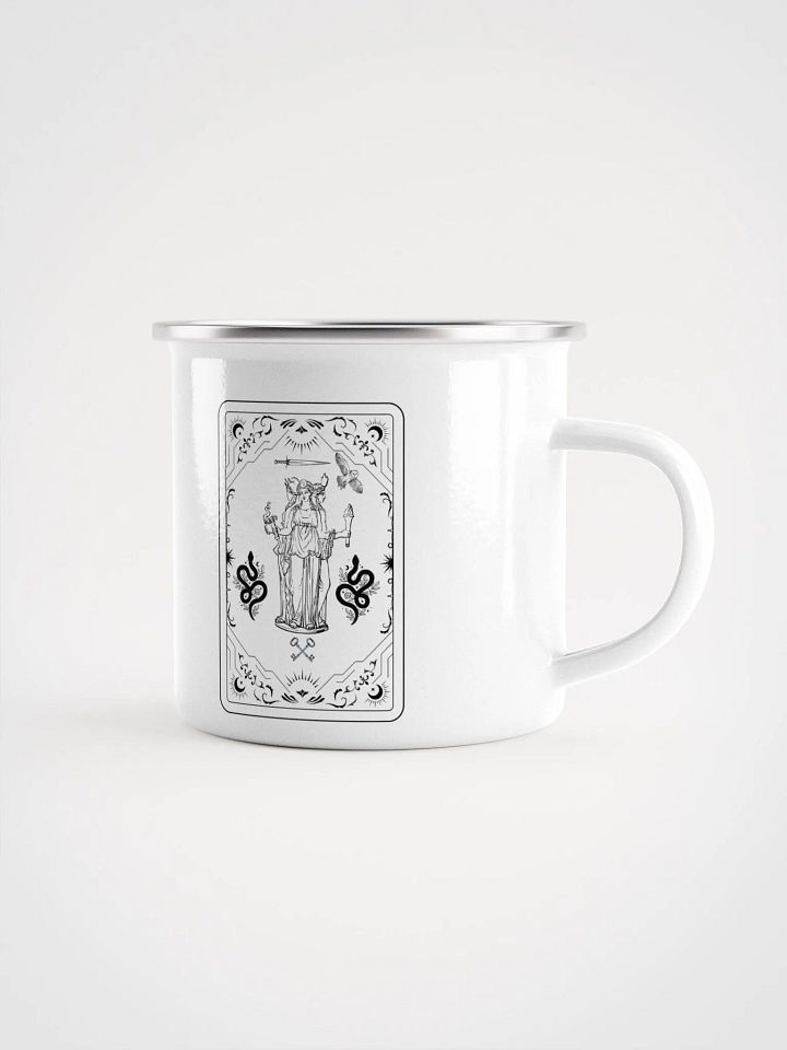 Hecate Tarot Style Enamel Mug product image (1)