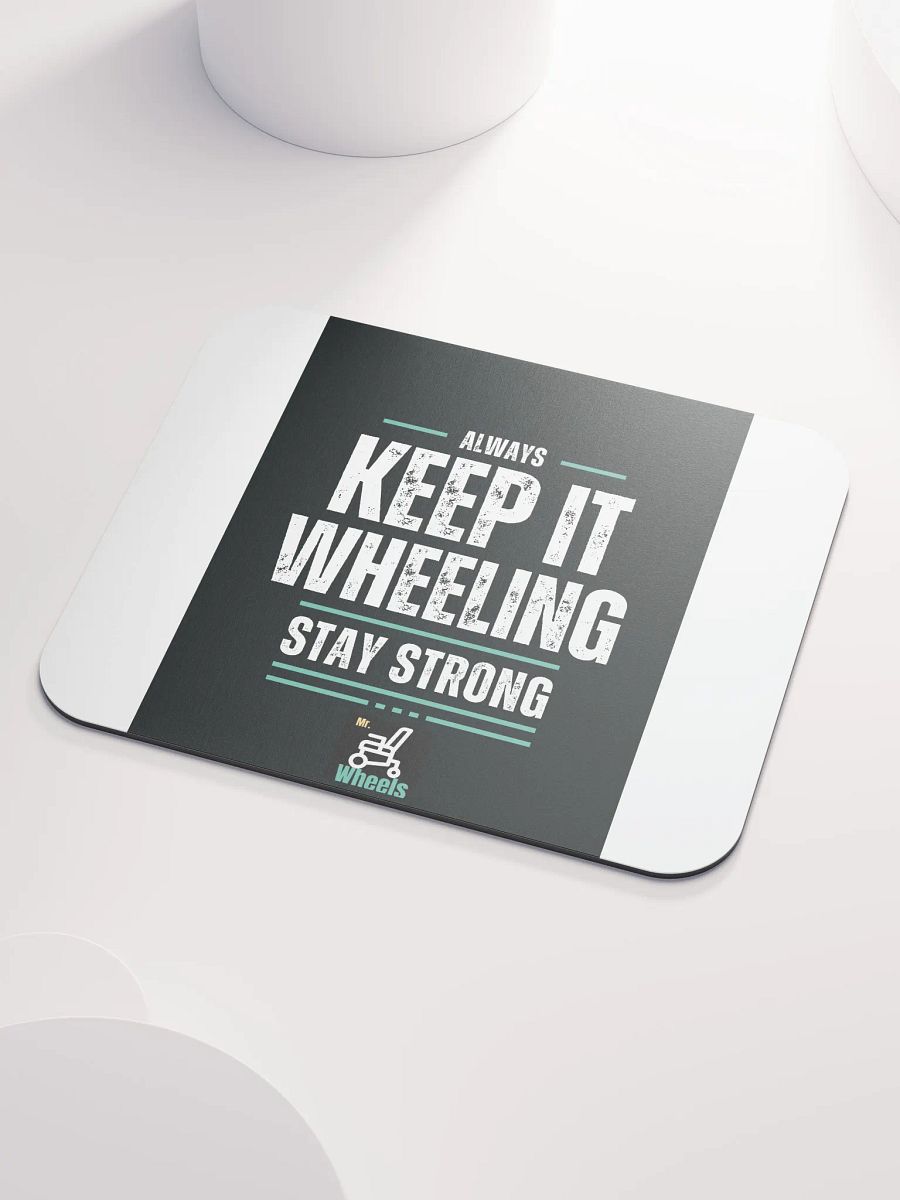 Wheelchair Motivation Mouse Pad product image (3)