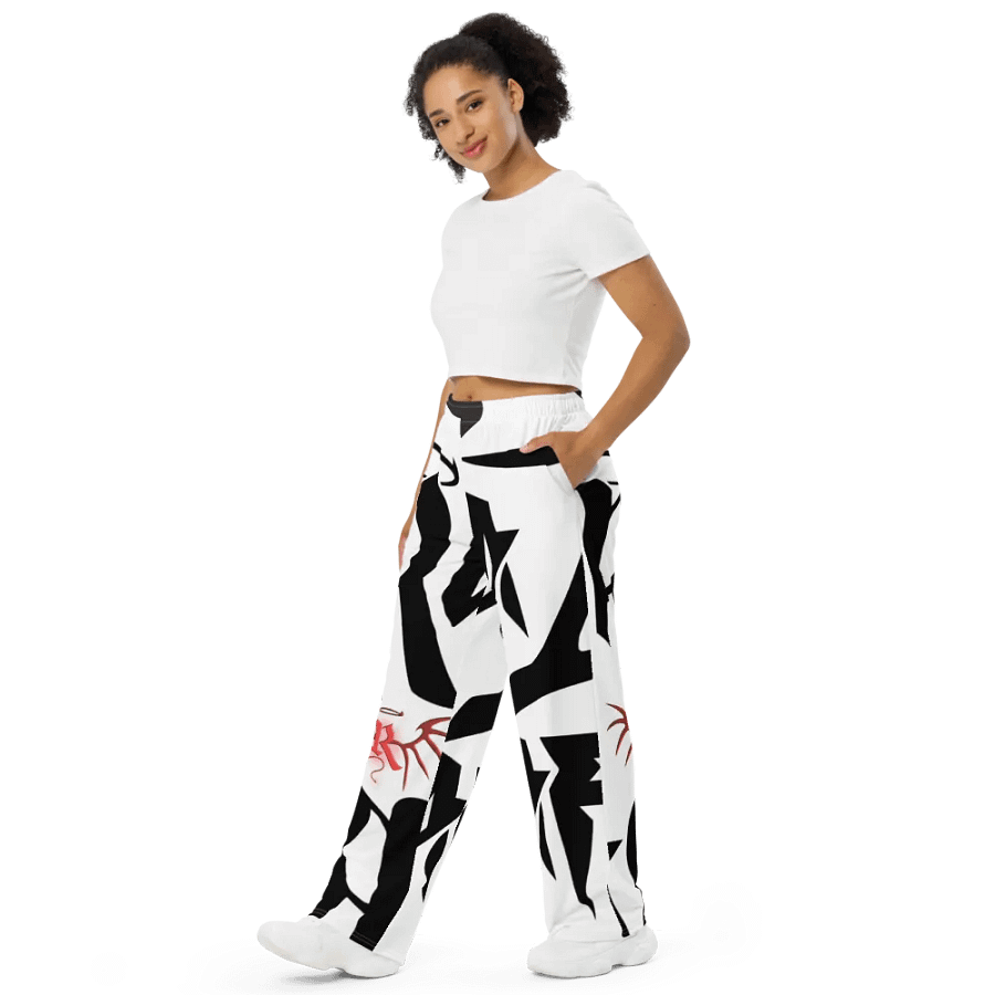 RafaZafar Avant Garde All Over Print Wide Leg Pants product image (4)