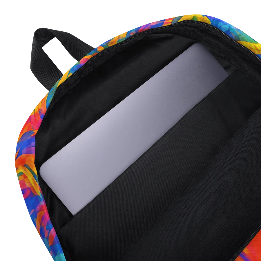 Digital Rainbow Pixels Flow - Backpack product image (12)