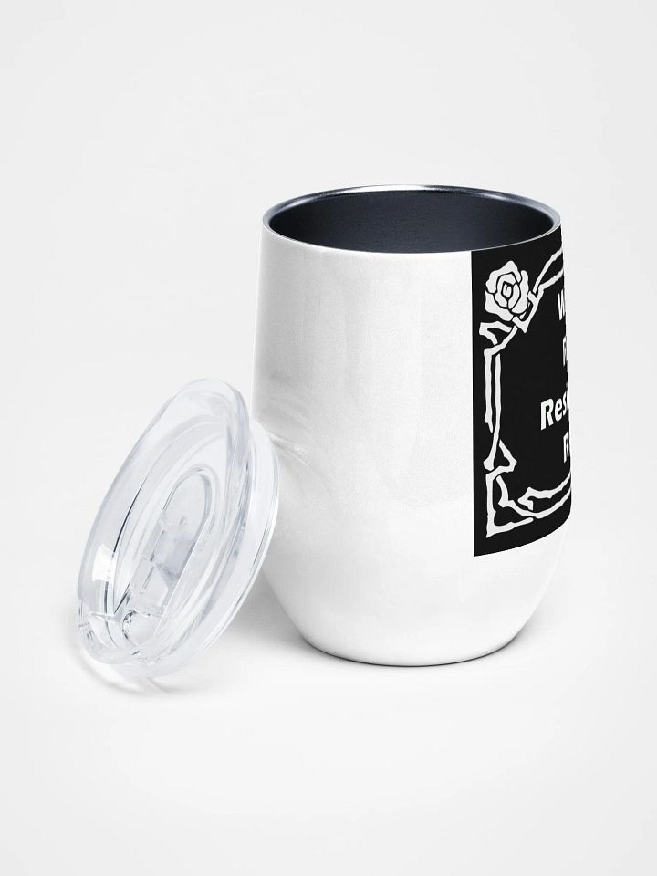 White Rose Resistance Radio Logo v2 tumbler product image (2)