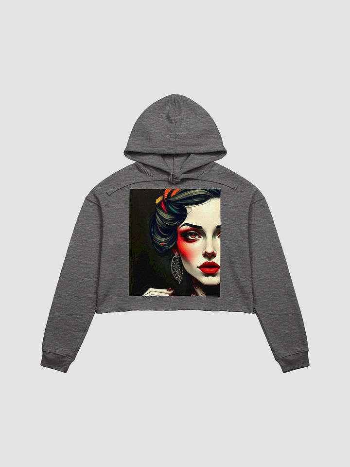 Cozy Chic: Bella+Canvas Fleece Crop Hoodie product image (1)