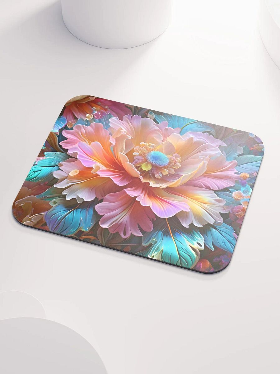 Iridescent Flowers Mouse Pad 8.7