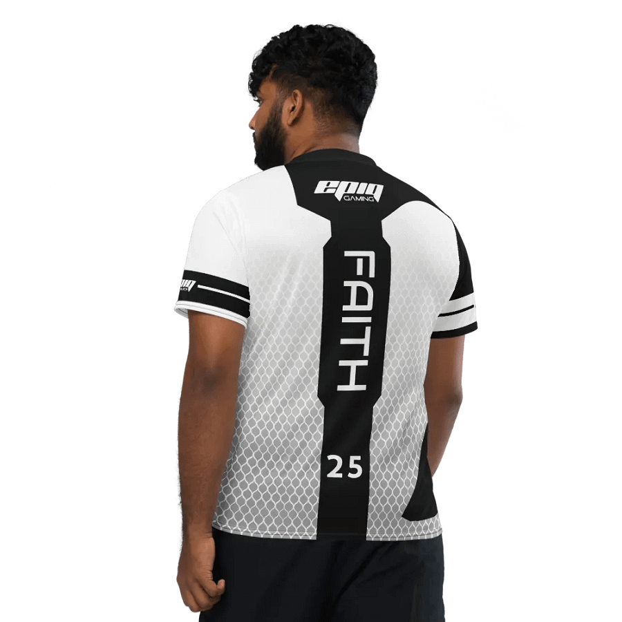 White "Faith" Elite Pro Jersey - EpiQ Black product image (3)