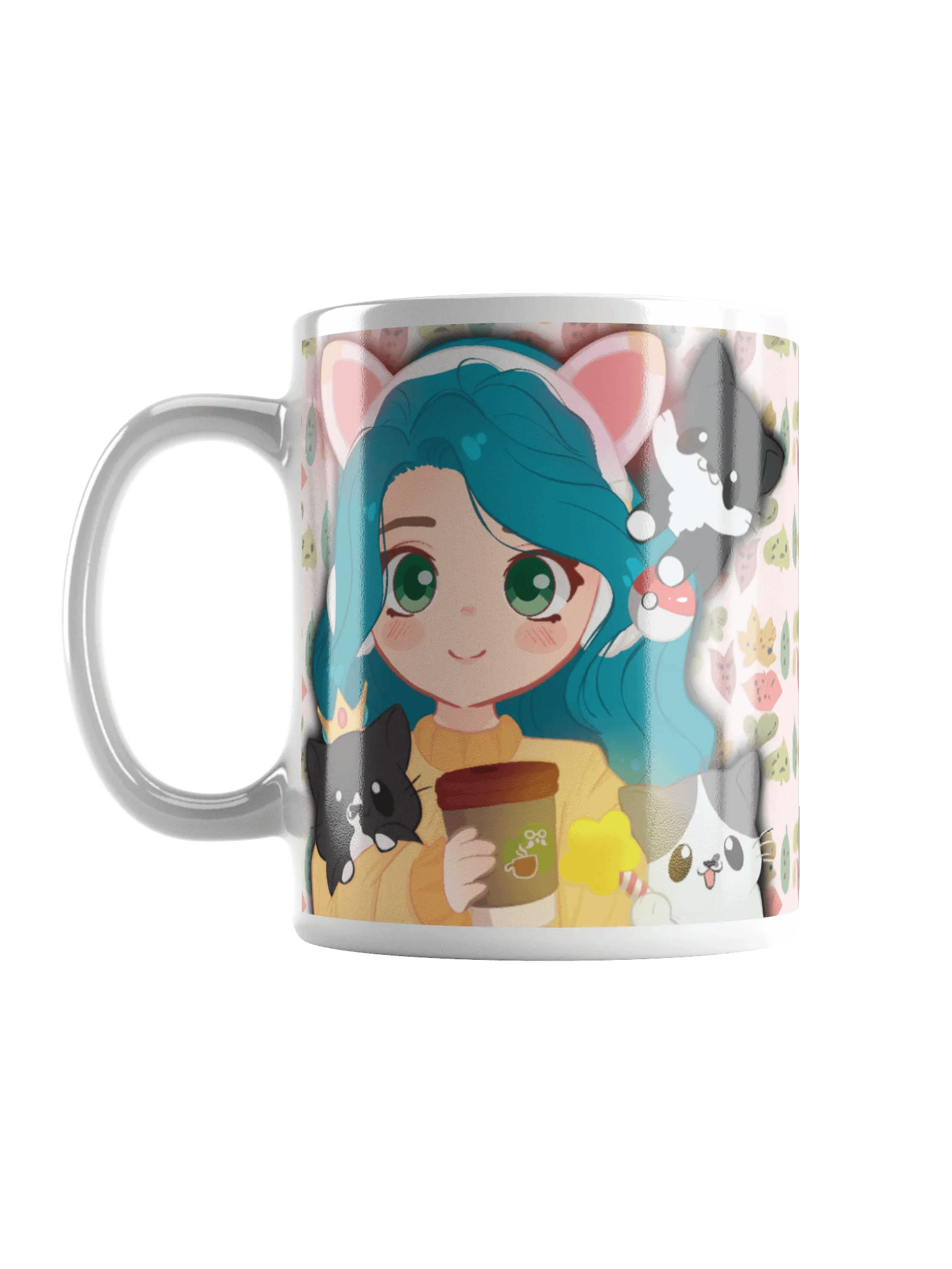Al & Kitties Mug Blue product image (6)