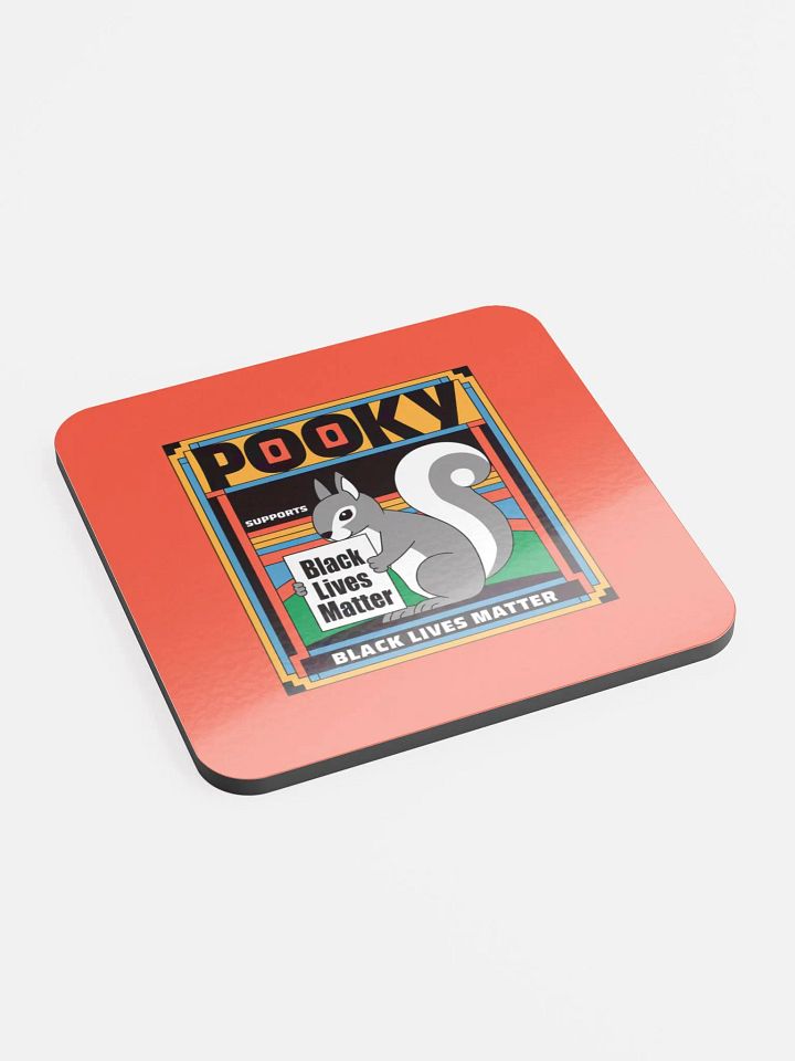 Coaster or micro art piece: Pooky Blm (all BLM Prooceeds go to The Black Equity foundation product image (2)