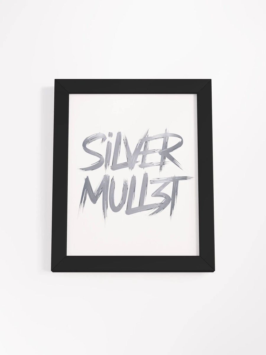 SILVERMULL3T TEXT POSTER product image (8)