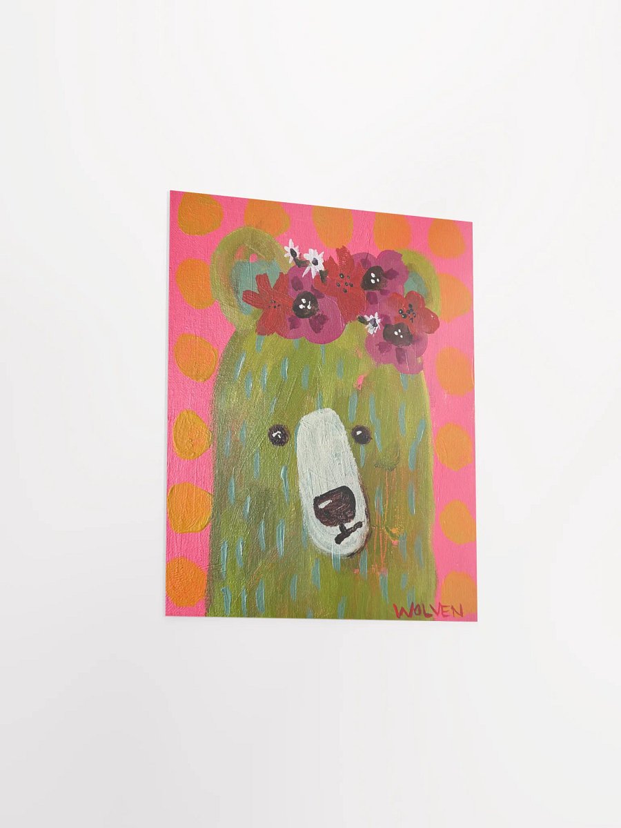 Custom Print: Olive – The Bear of Courage product image (3)