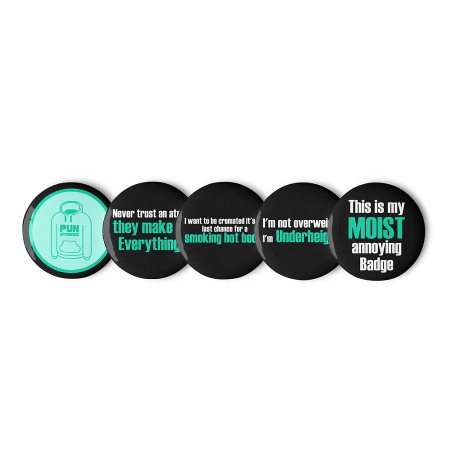 Pun-Intended OG Release Pin Badges product image (5)