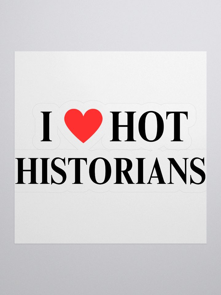 I HEART HOT HISTORIANS STICKER product image (4)