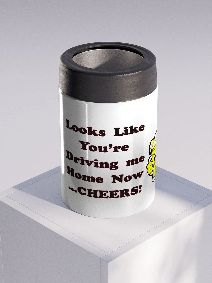 Cheers Funny Stainless Steel Can Koozie product image (4)