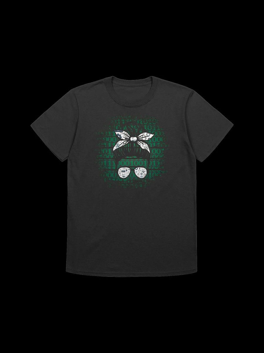 Coding Bun: Tech-Inspired Hairstyle T-Shirt product image (15)